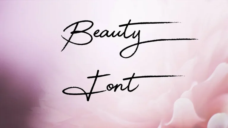 Beauty Font