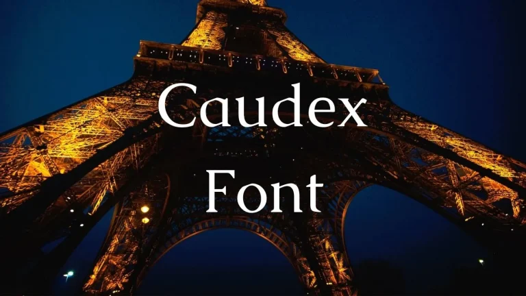 Caudex Font
