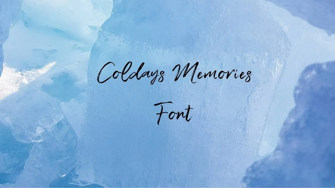 Coldays Memories Font