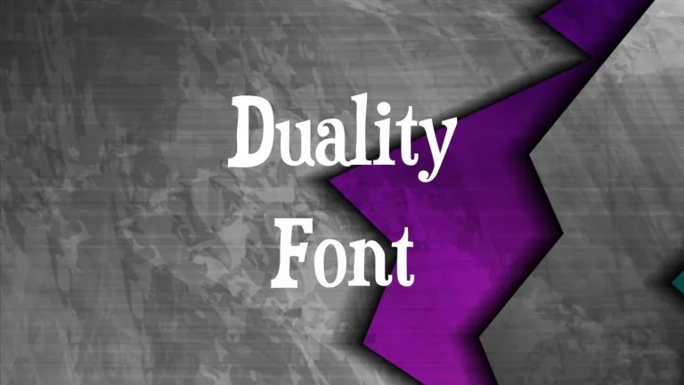 Duality Font