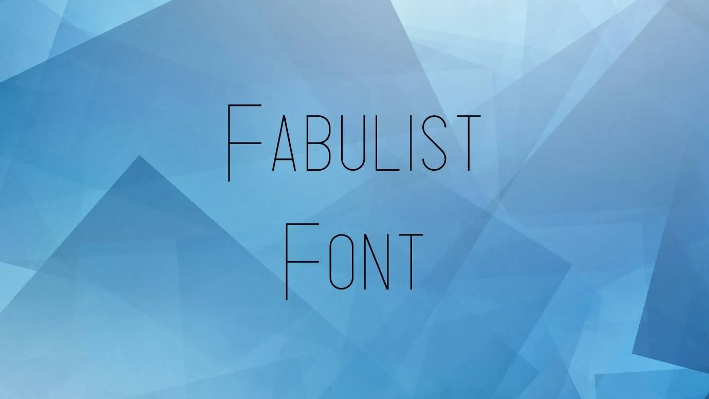 Fabulist Font