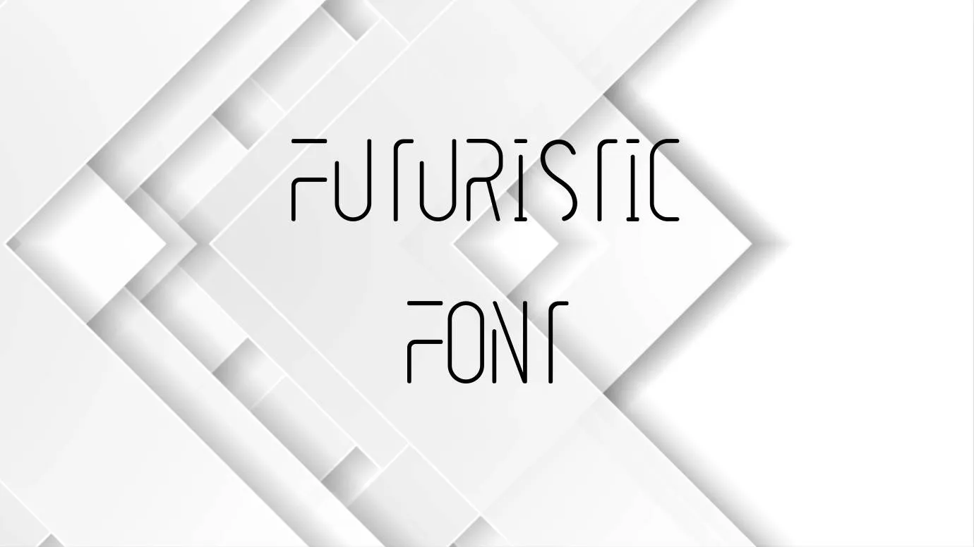 Futuristic Font