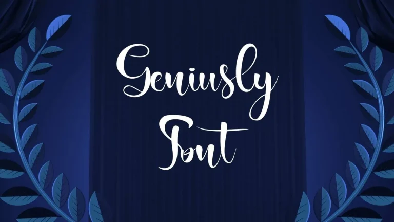 Geniusly Font