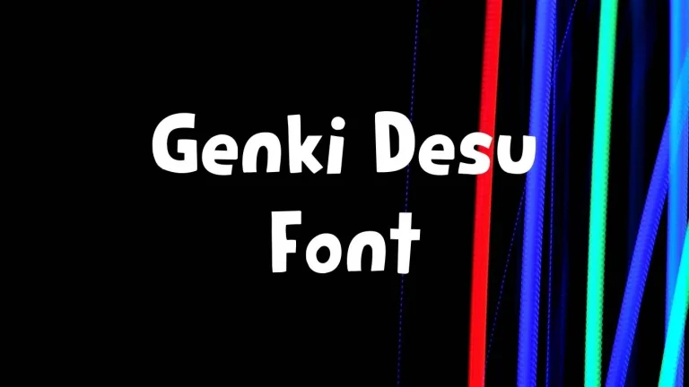 Genki Desu Font