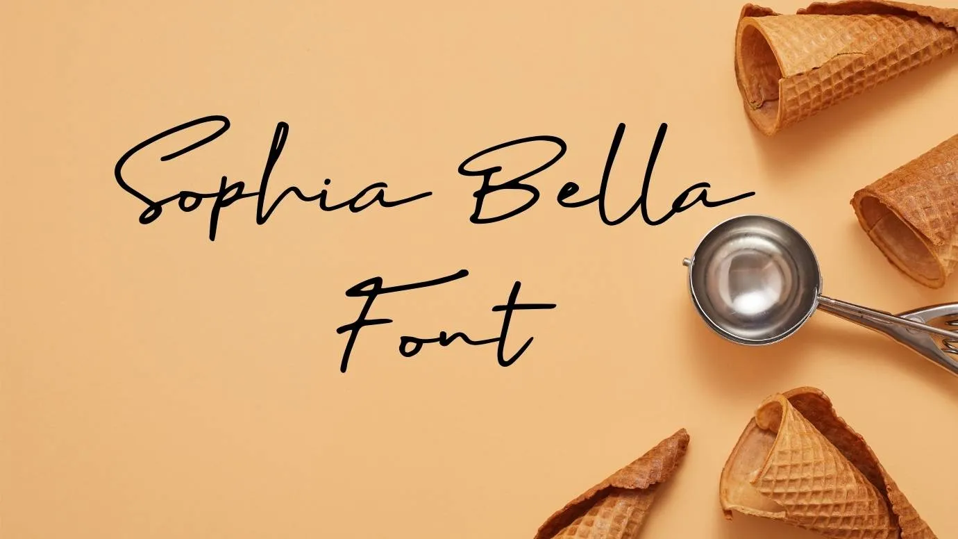 Sophia Bella Font