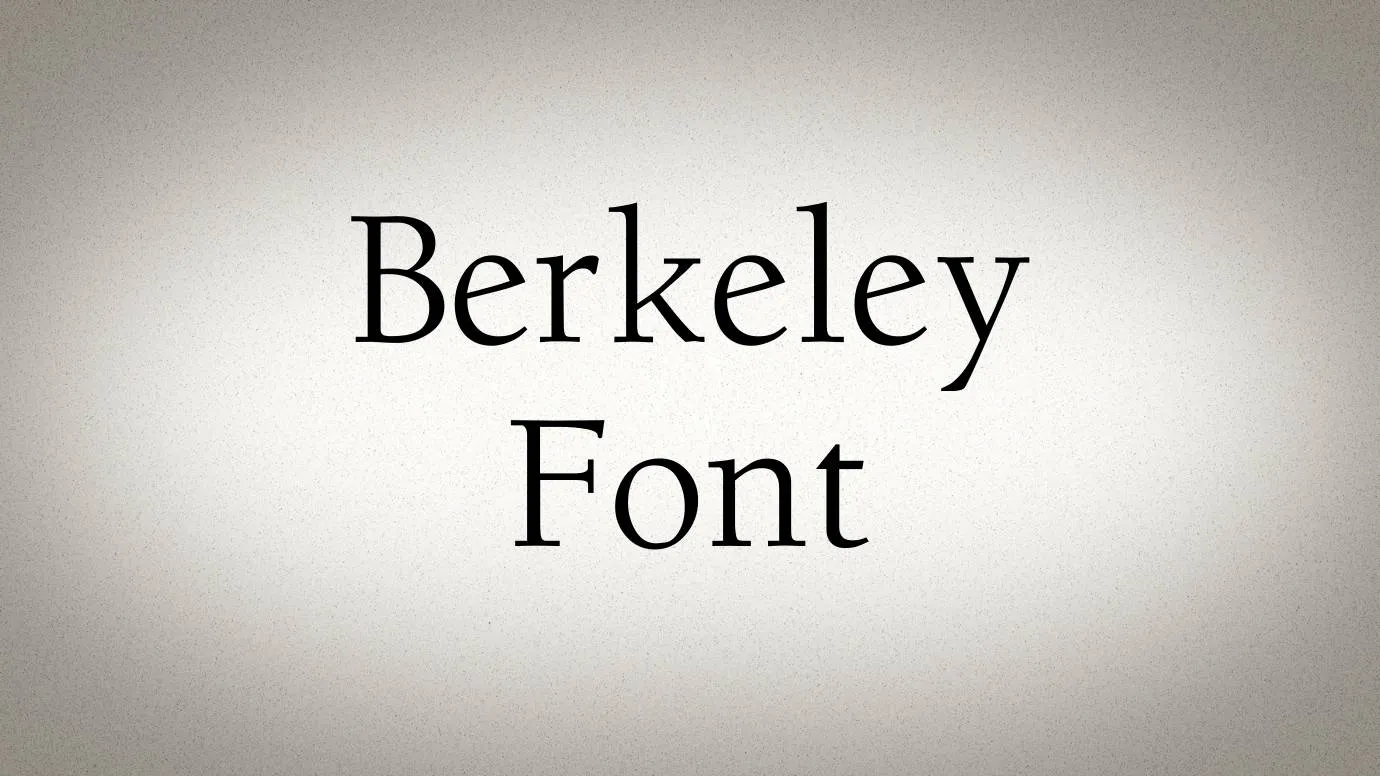 Berkeley Font