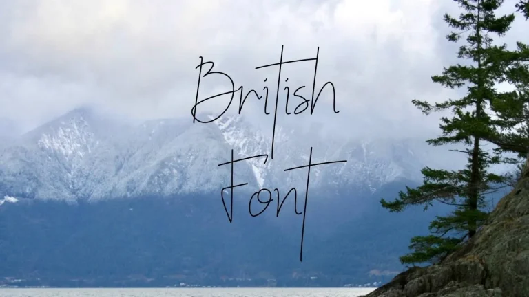 British Font