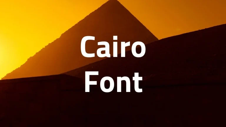 Cairo Font