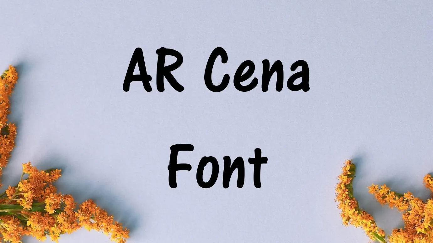 AR Cena Font