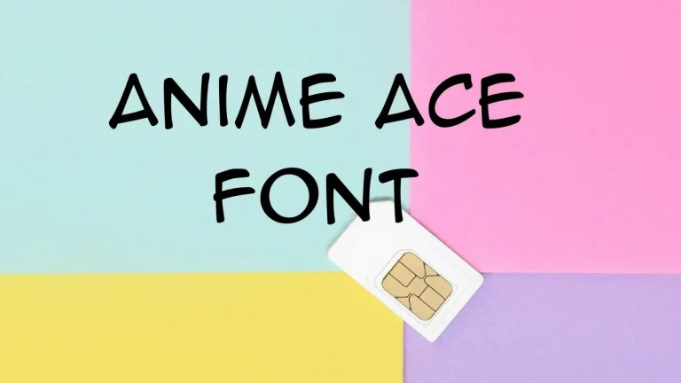 Anime Ace Font