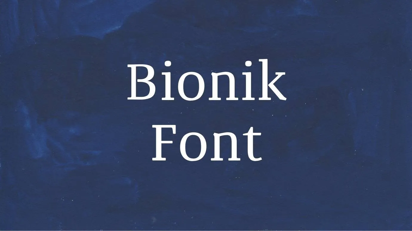 Bionik Font