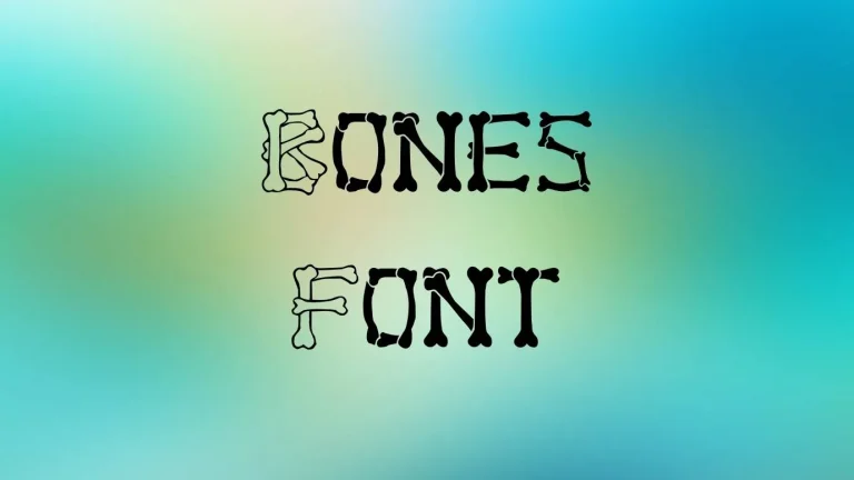 Bones Font