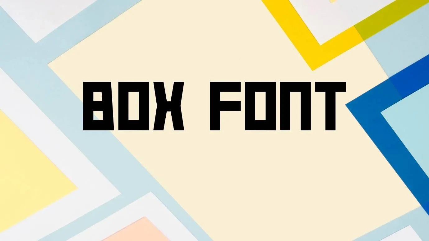 Box Font