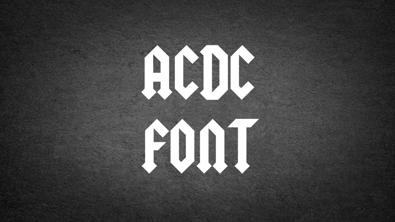 ACDC Font