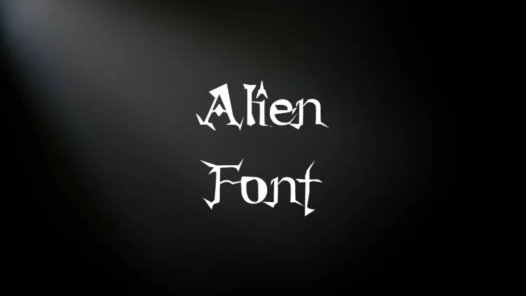 Alien Font