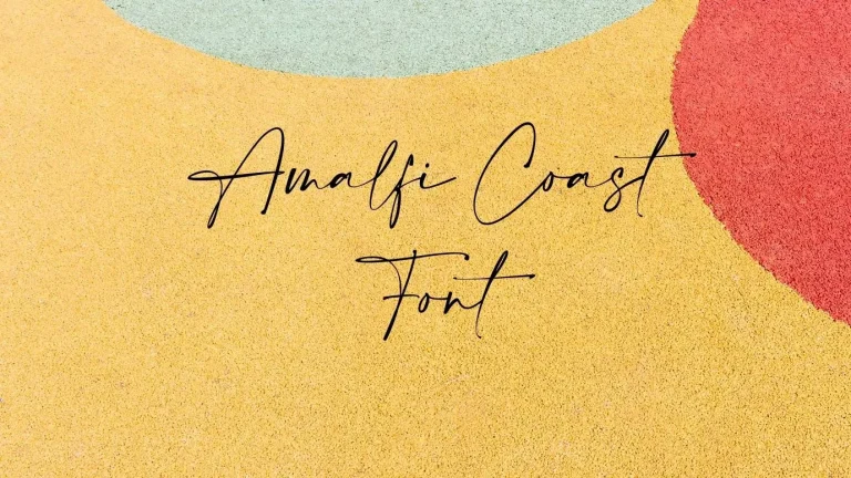 Amalfi Coast Font