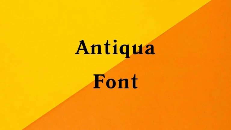 Antiqua Font