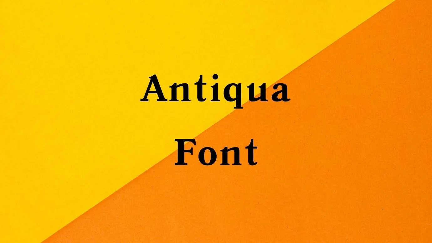 Antiqua Font