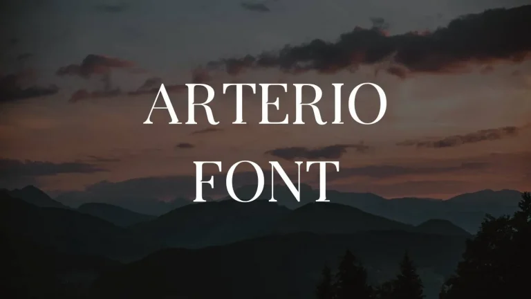Arterio Font