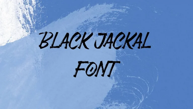 Black Jackal Font