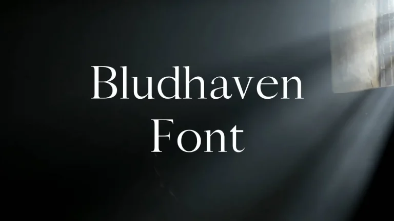 Bludhaven Font