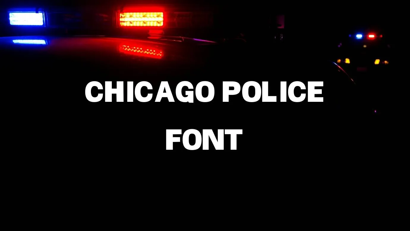 Chicago Police Font