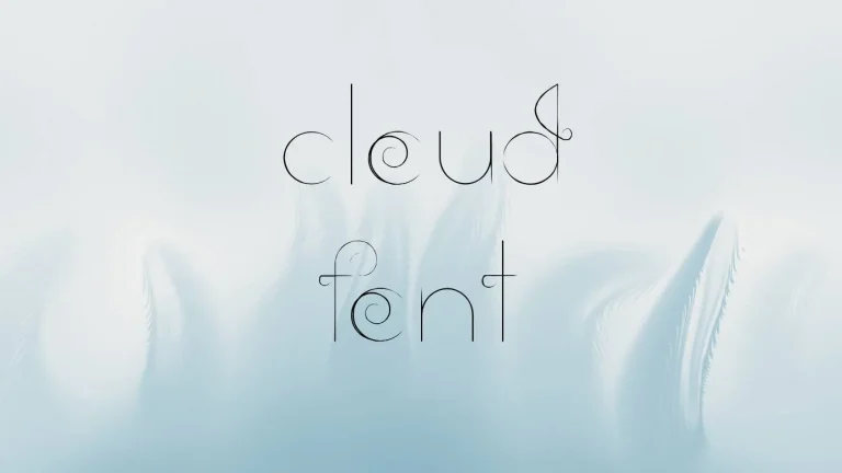 Cloud Font