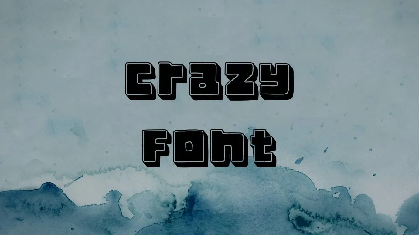 Crazy Font
