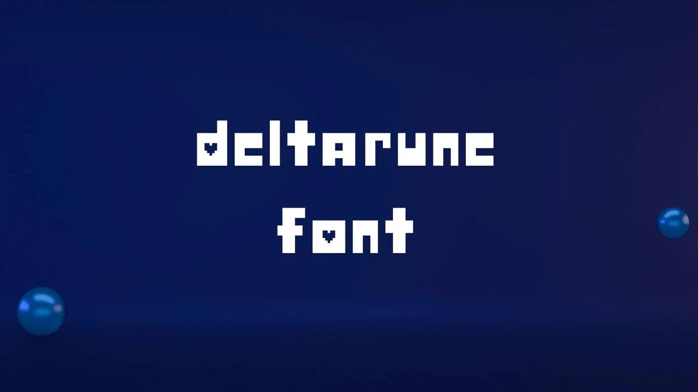 Deltarune Font