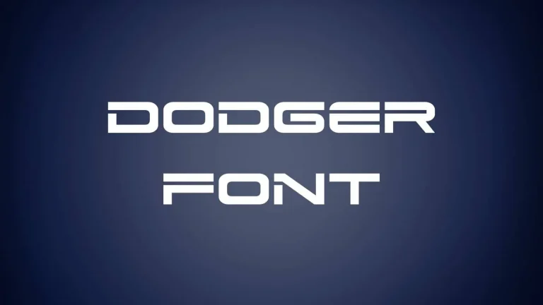Dodger Font