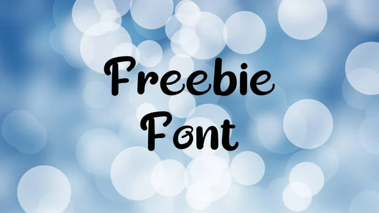 Freebie Font