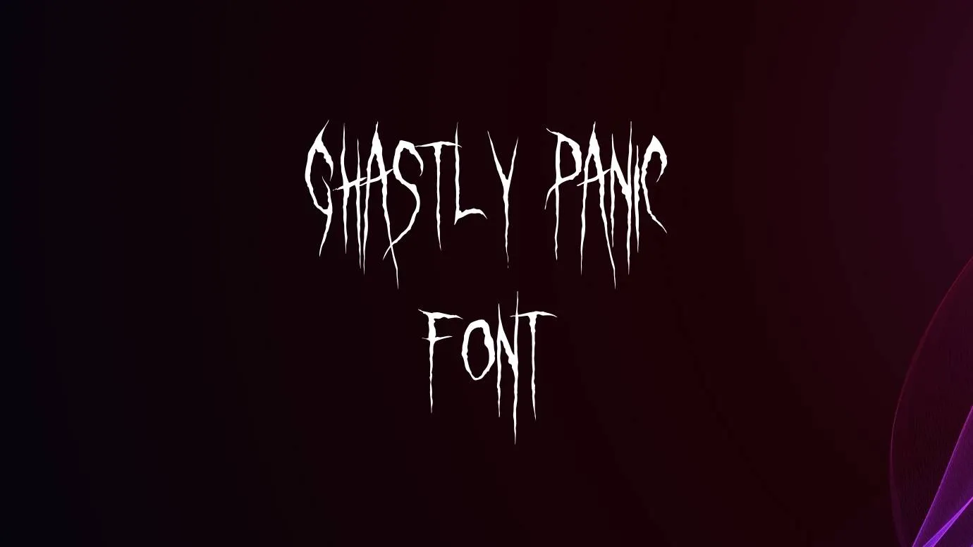 Ghastly Panic Font