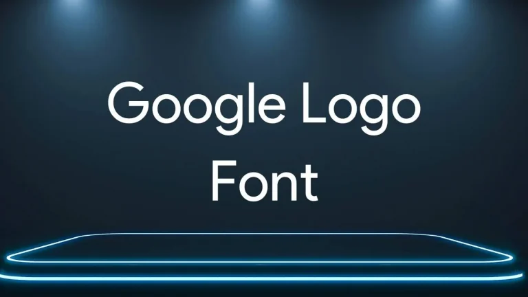 Google Logo Font