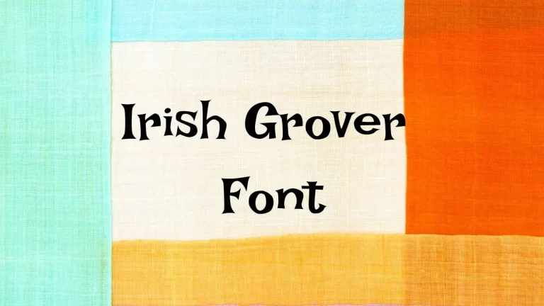 Irish Grover Font