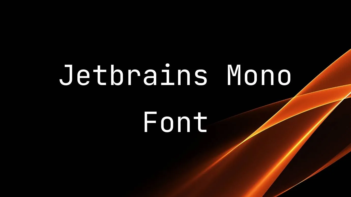 Jetbrains Mono Font