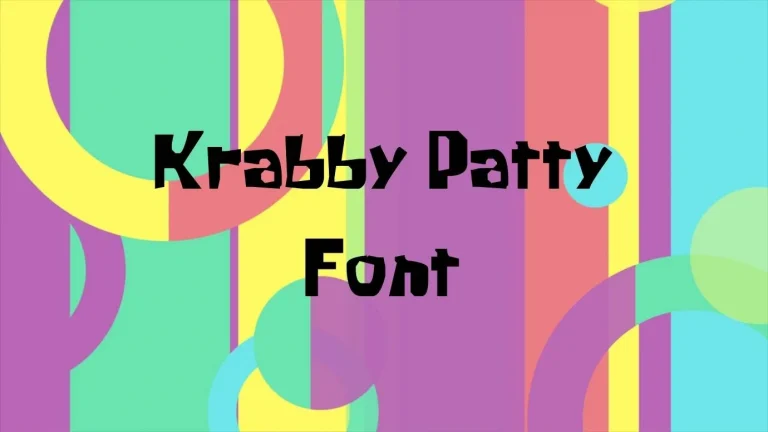 Krabby Patty Font