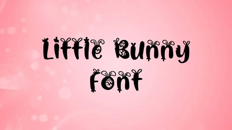Little Bunny Font