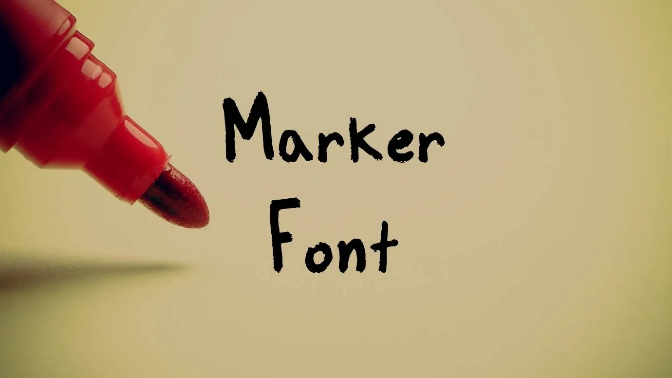 Marker Font