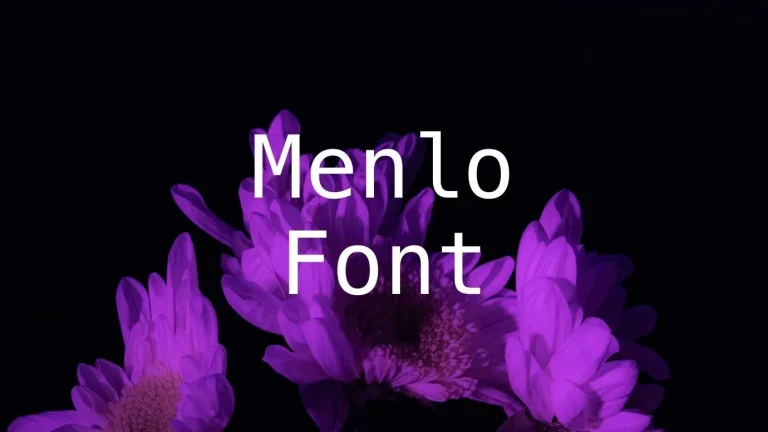 Menlo Font