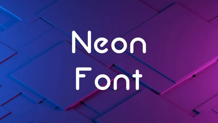 Neon Font