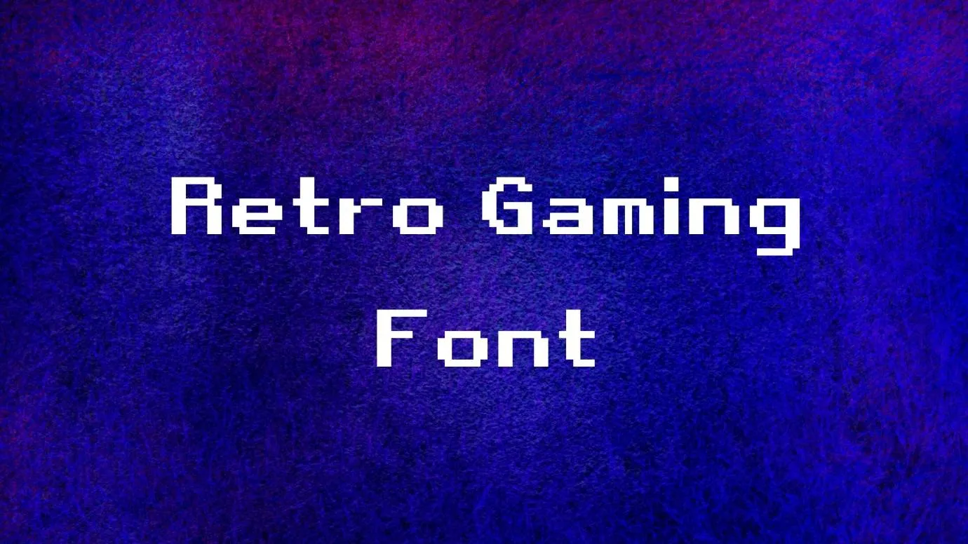 Retro Gaming Font