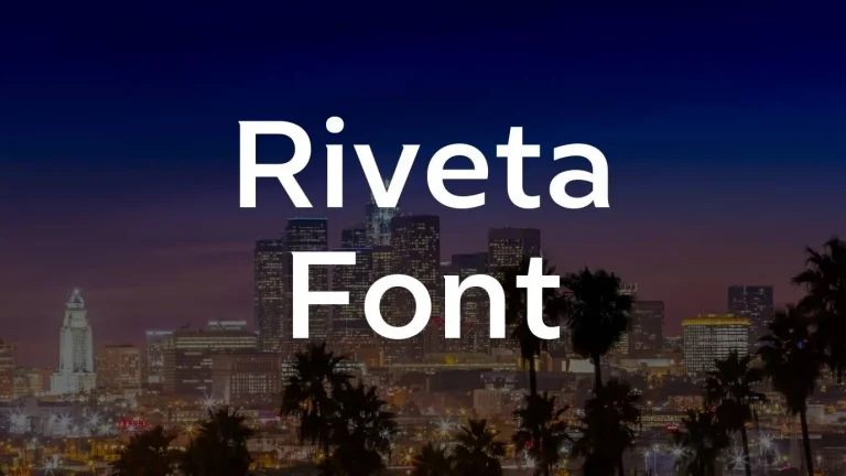Riveta Font