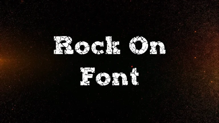 Rock On Font