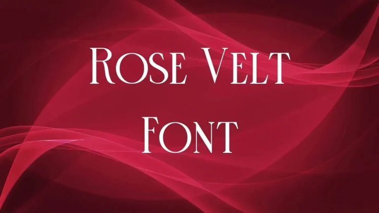 Rose Velt Font