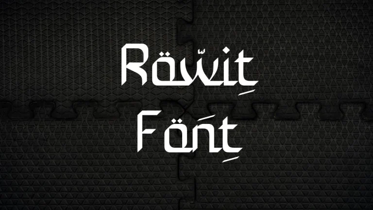 Rowit Font