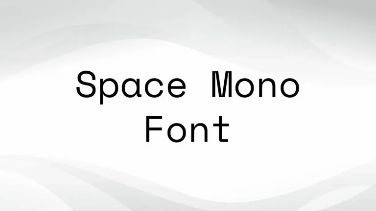 Space Mono Font