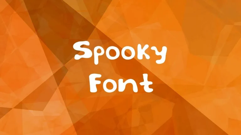 Spooky Font