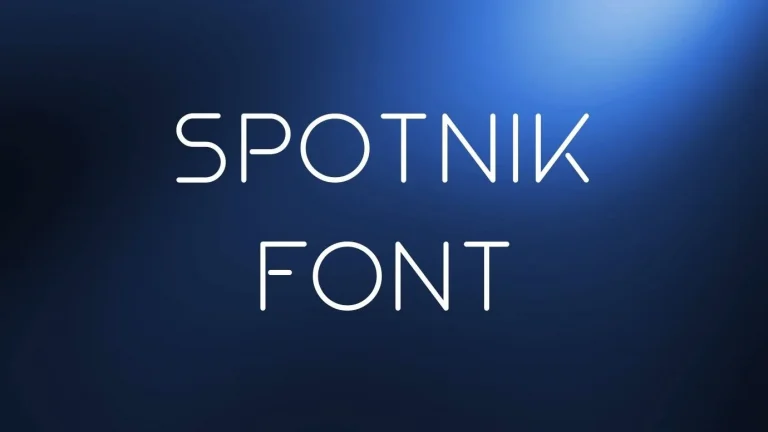 Spotnik Font