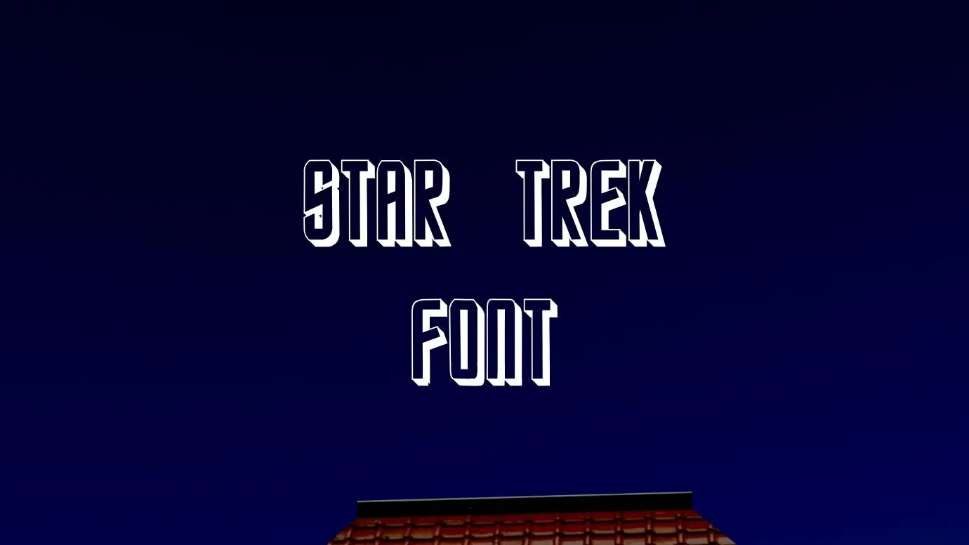 Star Trek Font