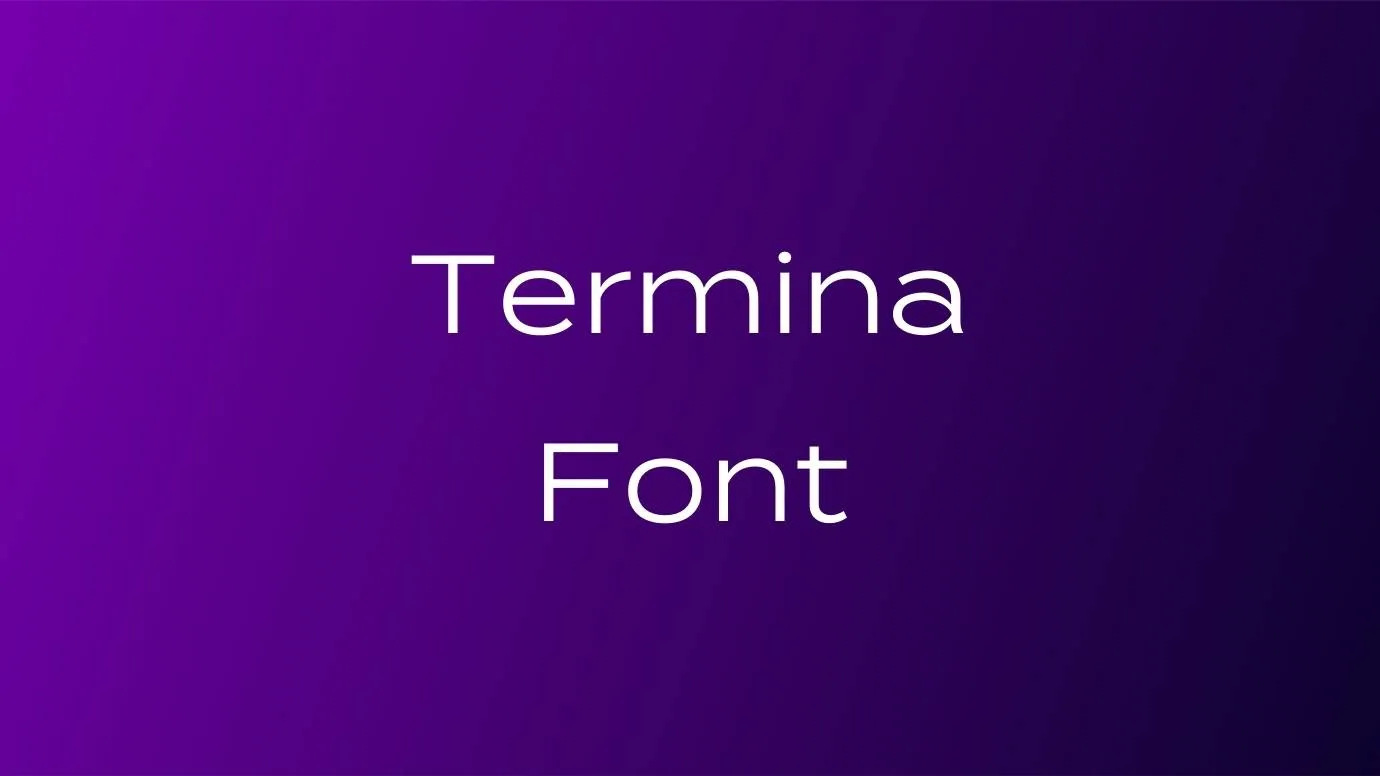 Termina Font